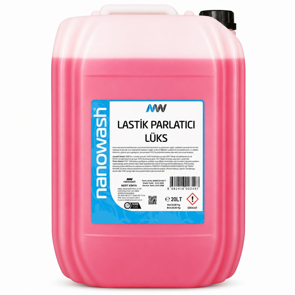 Nanowash Lastik Parlatıcı Lüks 20 Lt