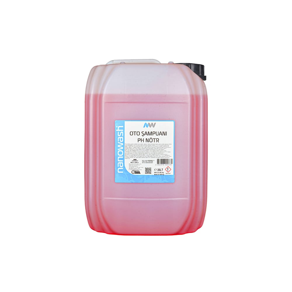 Nanowash Oto Şampuanı Ph Nötr 20 Lt