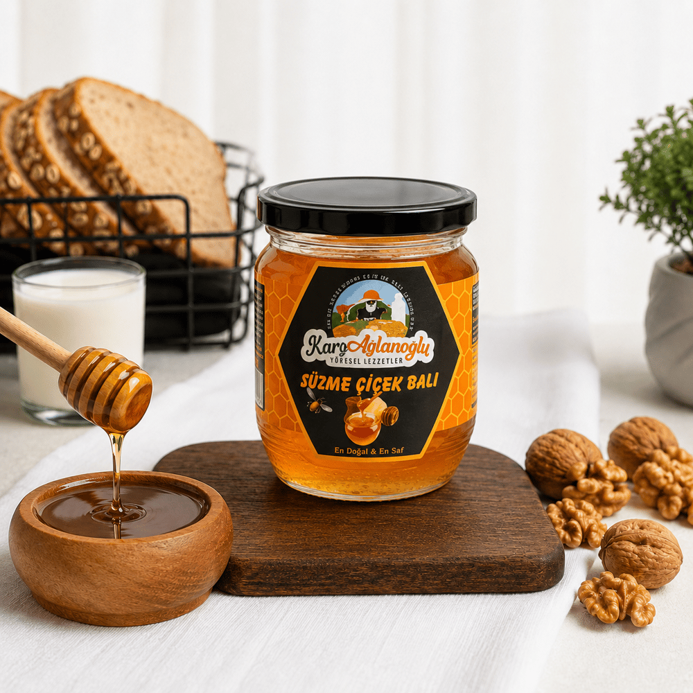 KARS SAF SÜZME ÇİÇEK BAL 500 gr