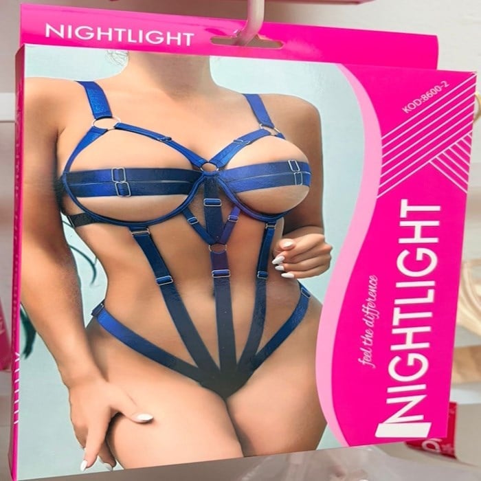 NightLight Mavi Vücut Harness Takım