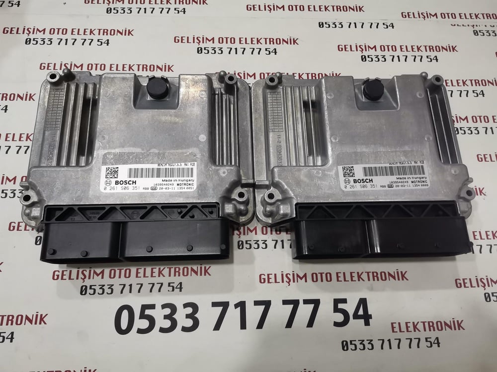 03C907309E 0261S0635 1039S40249 MED17.5.5 VW TİGUAN MOTOR BEYNİ 