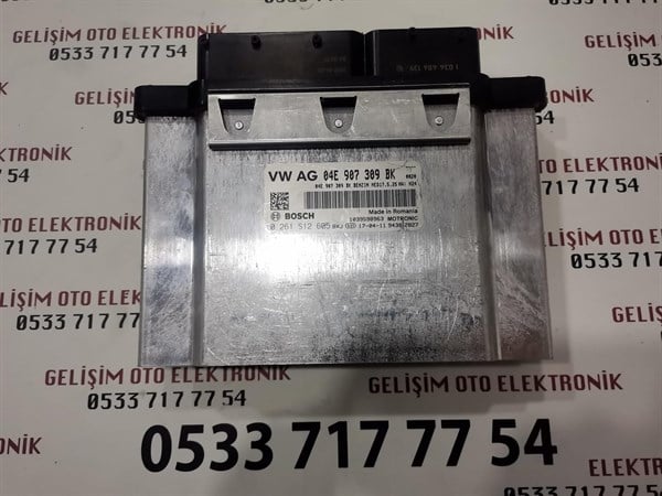 04E907309BK 0261S12605 AUDI  Q3   SIFIR 8U 1.4 TFSI BOSCH MED17.5.25 MOTOR BEYNİ ECU