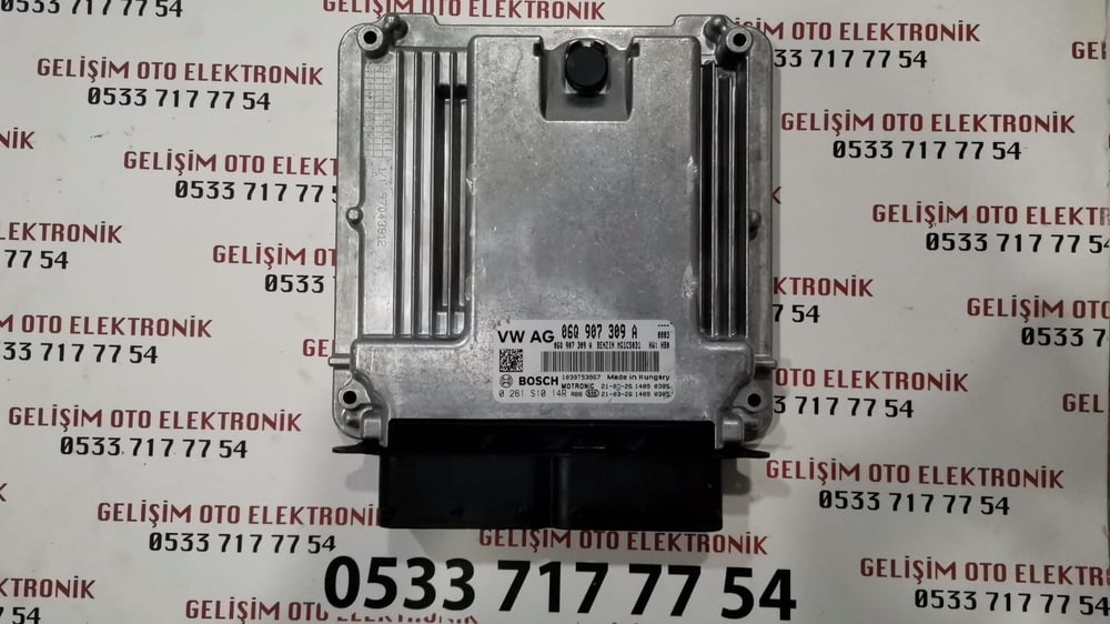 06Q907309A 0261S1014R BOSCH MG1CS031 AUDI VW 2.0 TFSI TSI MOTOR BEYNİ ECU