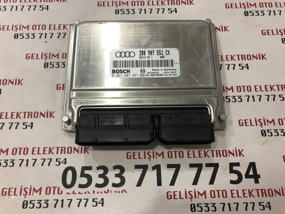 3B0907551CK 0261207467 26SA8228 AUDI A6 SIFIR  MOTOR BEYNİ