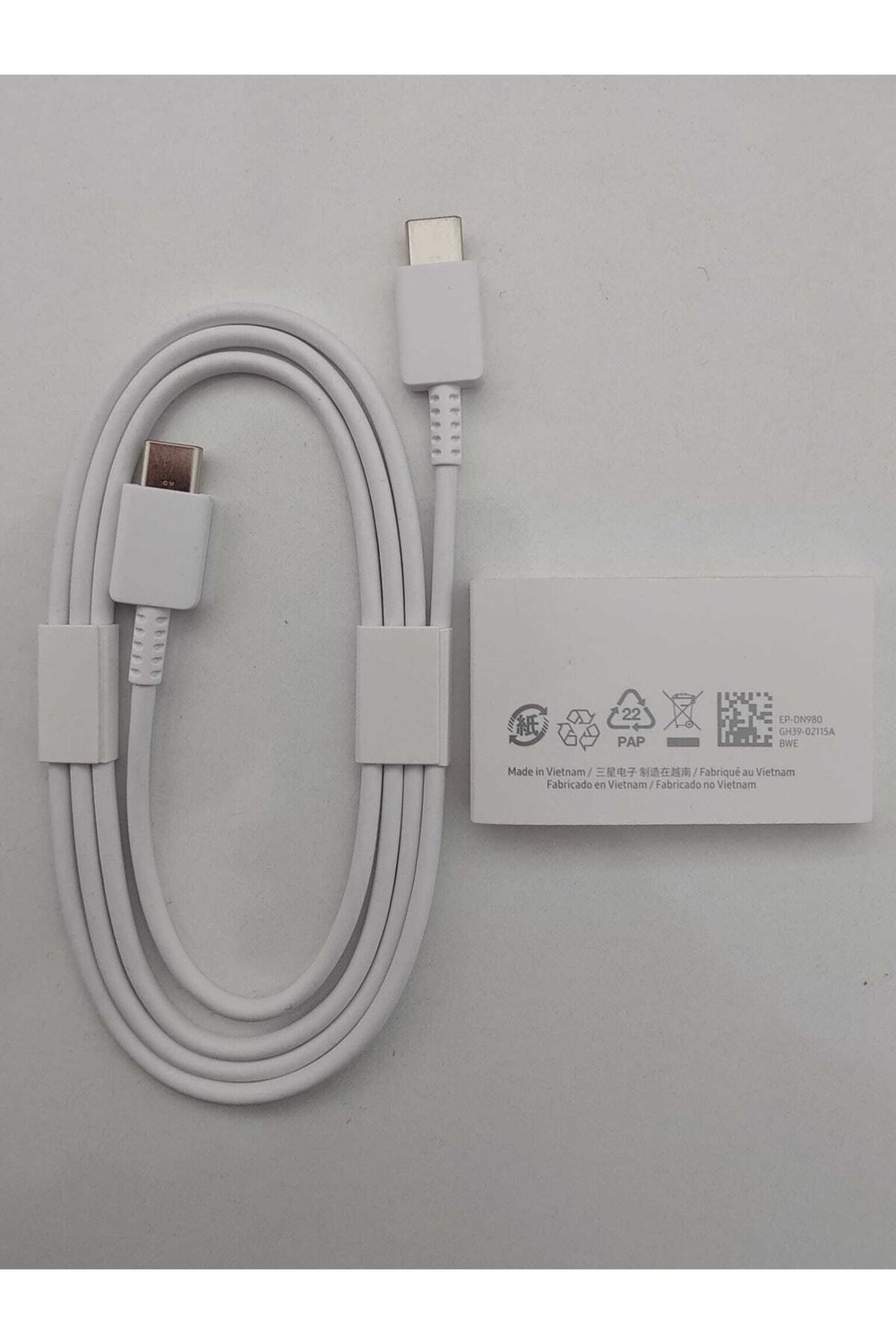 Galaxy Şarj Kablosu 45w 5a Kadar Destekli Çift Taraf Type C %100 Orjinal Ep-dn980