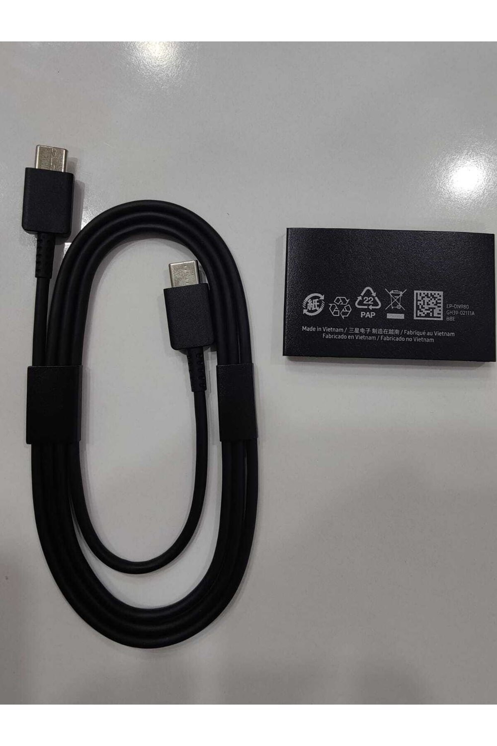 Şarj Kablosu S22 Ultra S22 Plus S22 S22fe Çift Taraf Typce-c %100 Orjinal Gh39-02111a