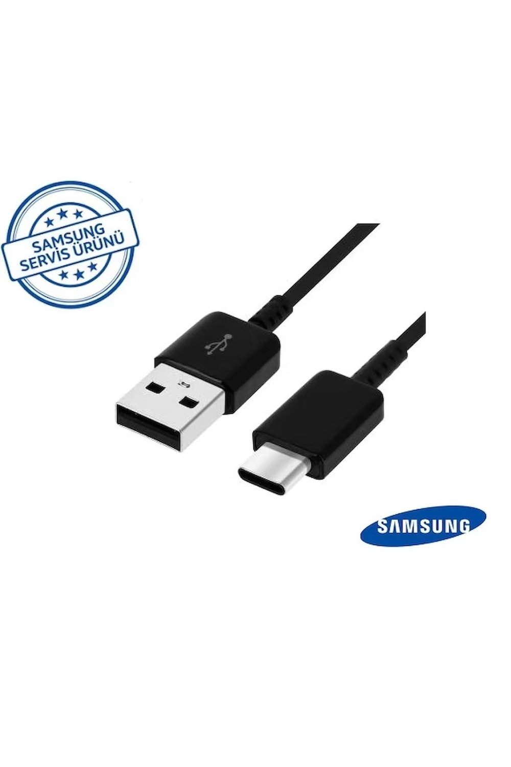USB To Type C 1 M Siyah Kablo