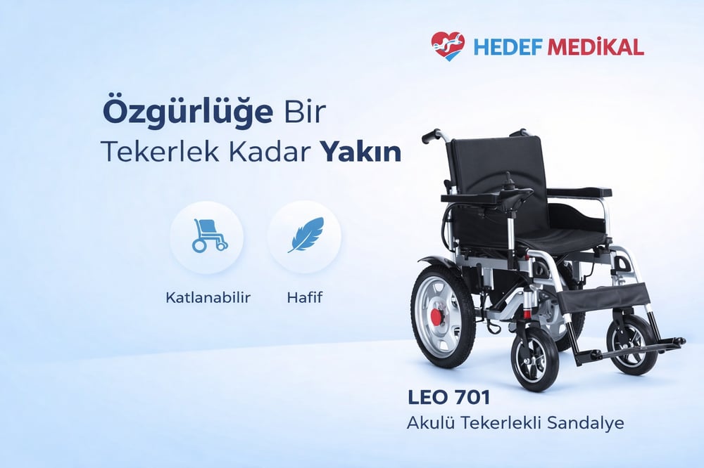 LEO 701 Akülü Tekerlekli Sandalye