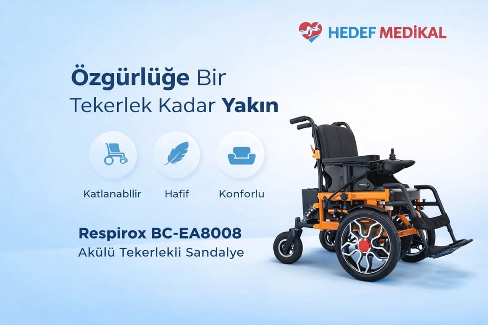 Respirox BC-EA8008 Akülü Tekerlekli Sandalye