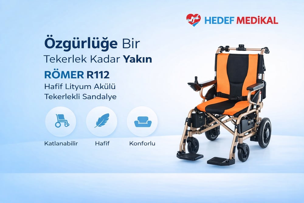 RÖMER R112 Hafif Lityum Akülü Tekerlekli Sandalye