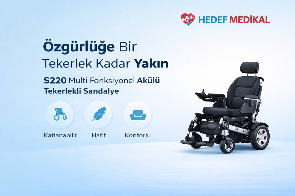 S220 Multi Fonksiyonel Akülü Tekerlekli Sandalye