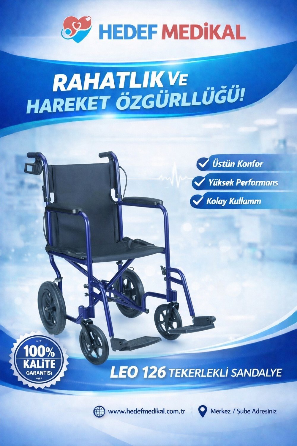 Leo 126 Tekerlekli Sandalye