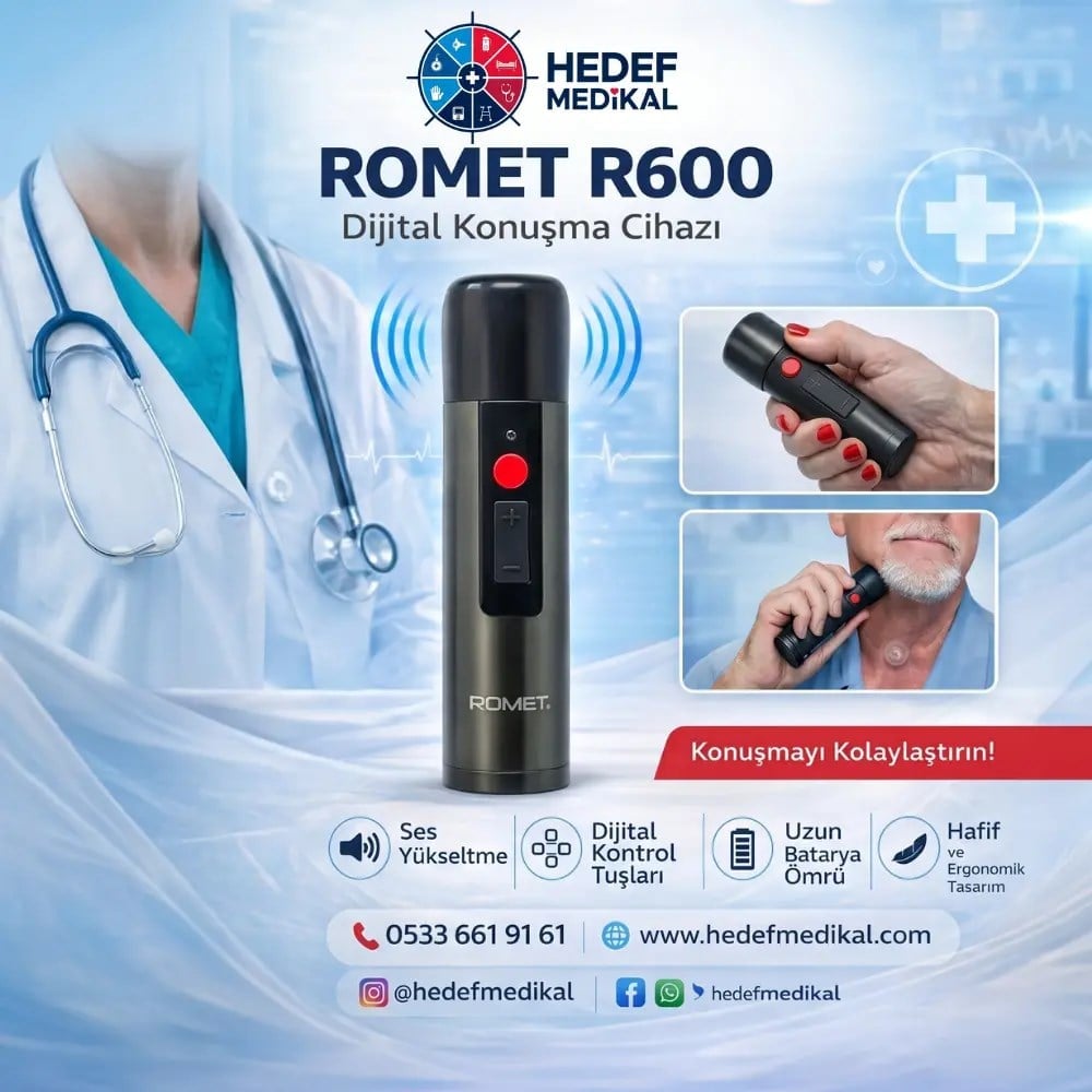 Romet R600 Dijital Ses ve Ton Ayarlı Elektrolarenks Konuşma Cihazı