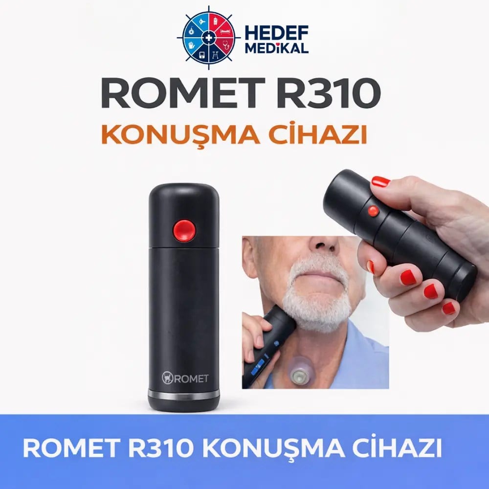 Romet R310 Premium Alüminyum Gövde Dijital Ses ve Ton Ayarlı Elektrolarenks Konuşma Cihazı