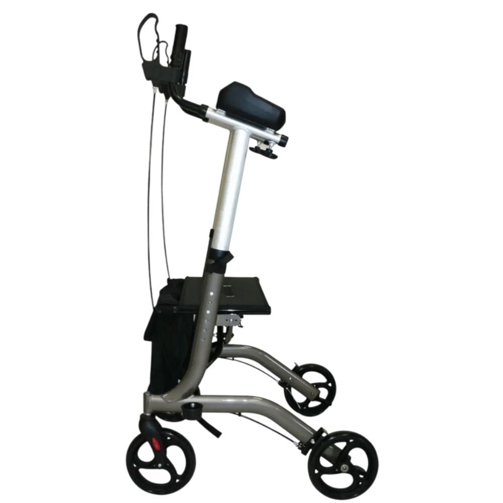 Poylin P787 Rollatör | Kol Dayama Aparatlı, Katlanabilir ve Oturaklı Destekleyici Rollatör