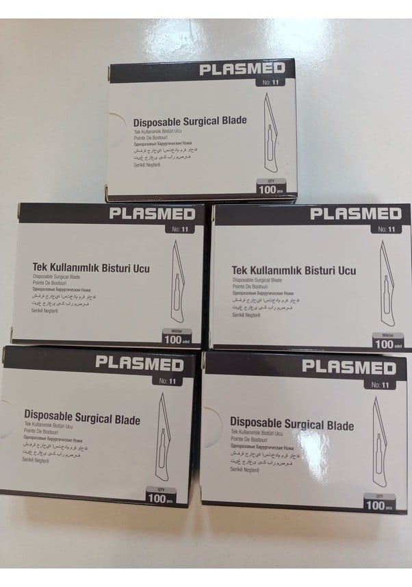 Plasmed Steril Bisturi Ucu No:15 (100 Adet) 1 Kutu