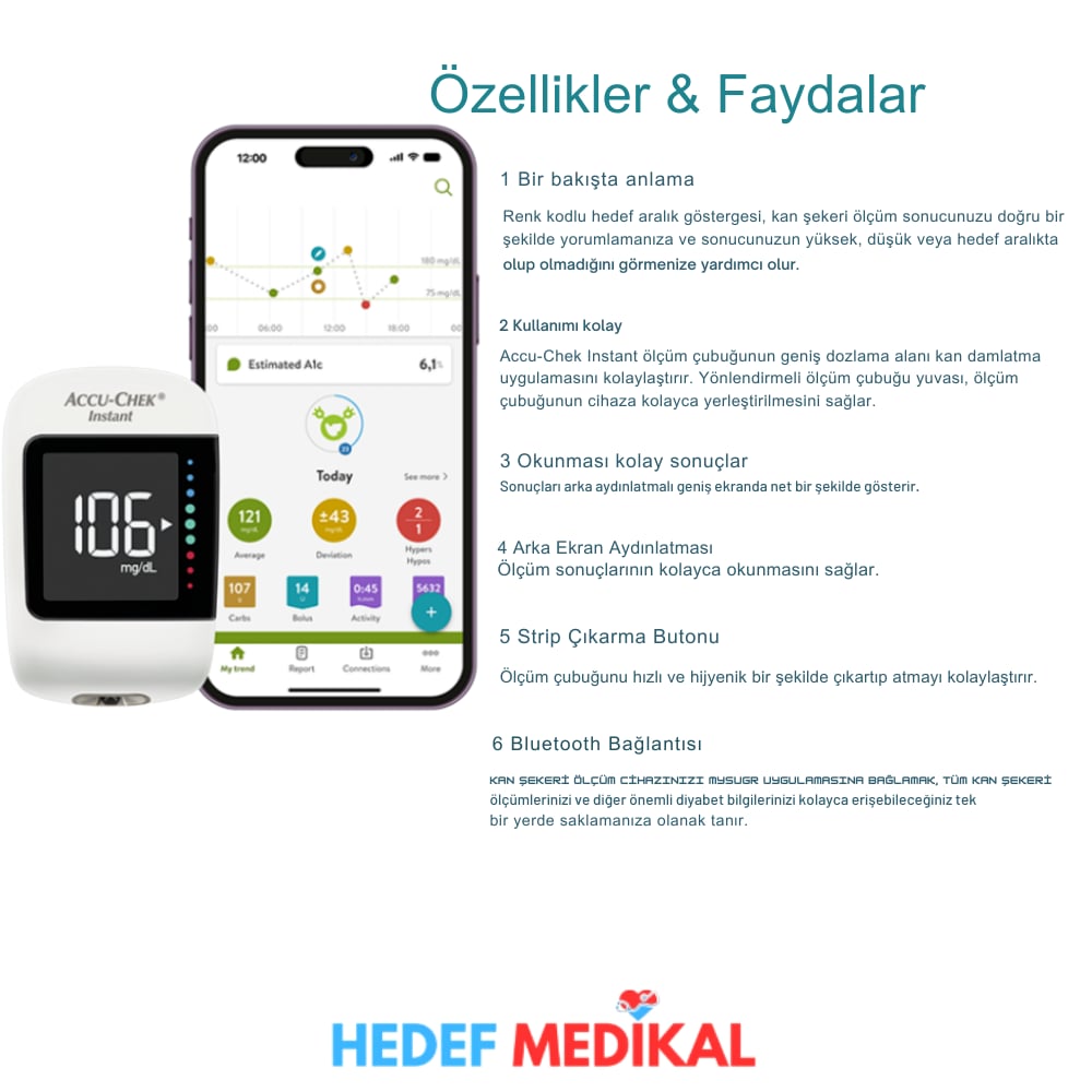 Accu-chek Instant Şeker Ölçüm Cihazi