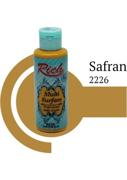 Multi Surface Akrilik Boya 120cc SAFRAN