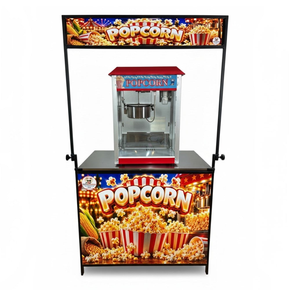 Katlanabilir Popcorn Mısır Patlatma Standı