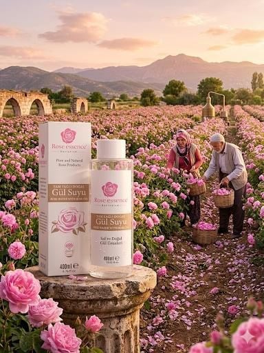 ROSE ESSENCE 400 ML TAM YAĞLI GÜL SUYU