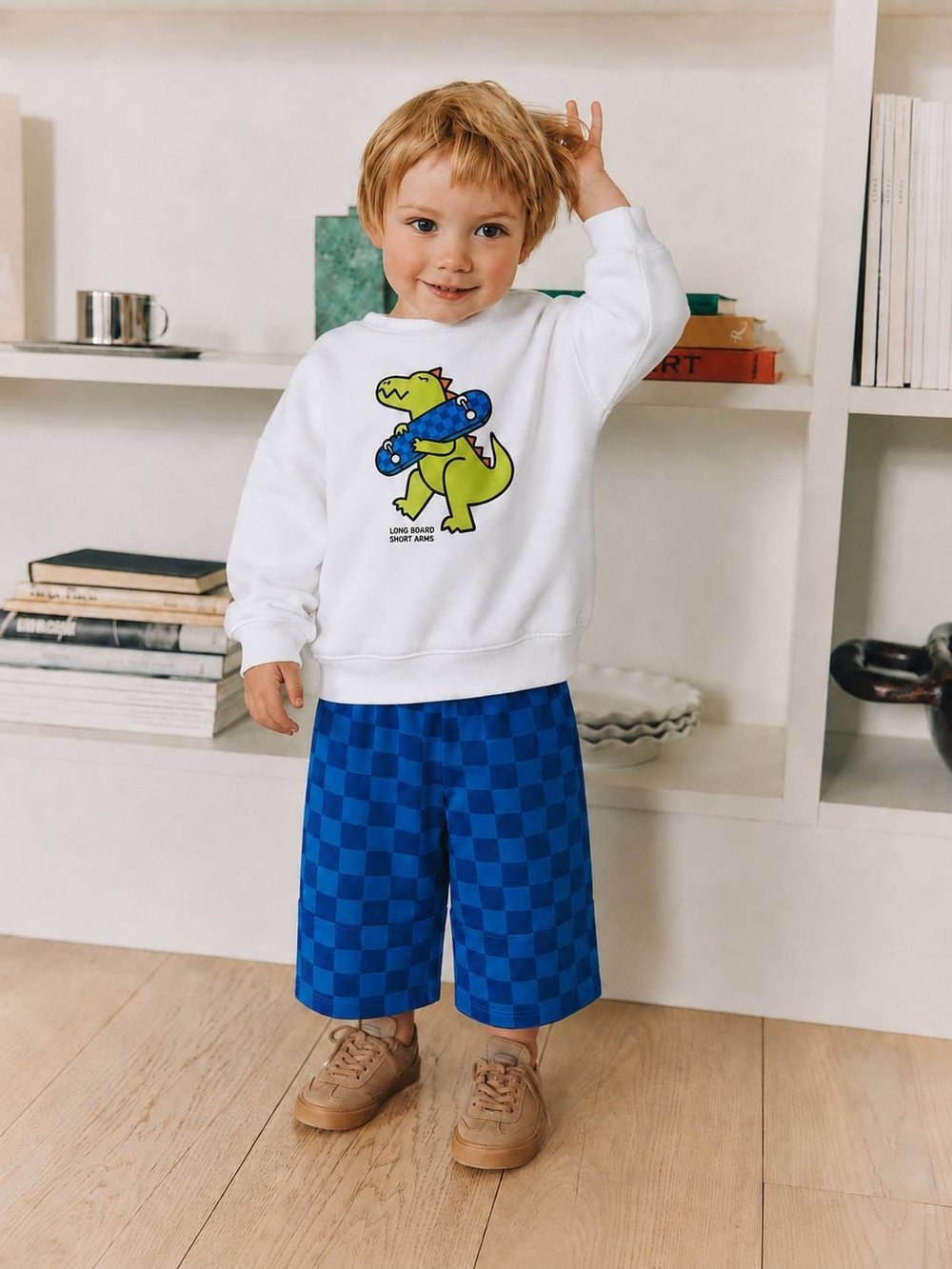 B&K Kids Dinozor Temalı Erkek Çocuk Takım