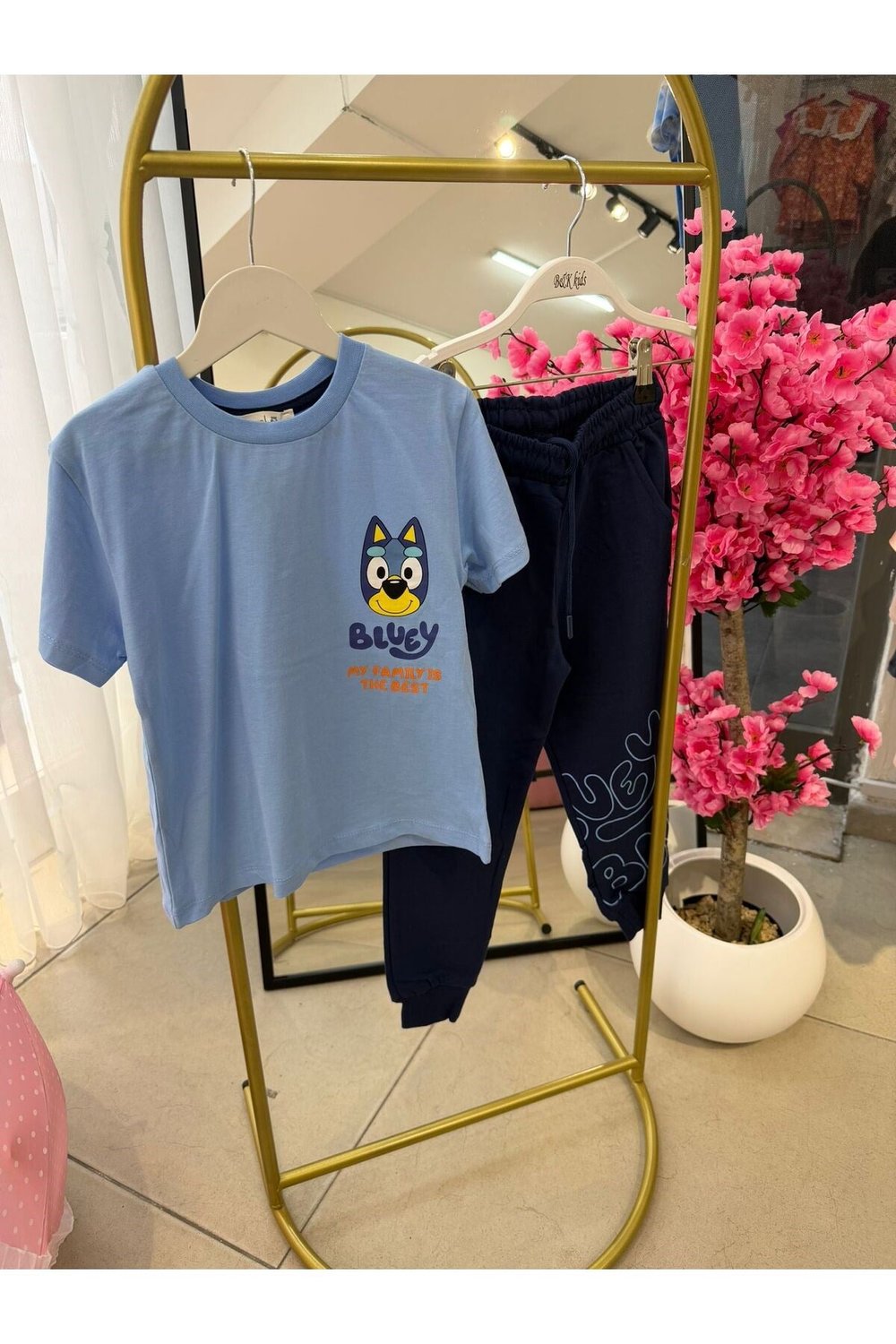 Bluey Erkek Çocuk Alt Uzun Üst Takım