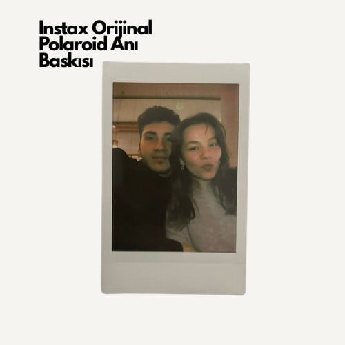 Instax Orijinal Polaroid Fotoğraf Baskı Ekleme