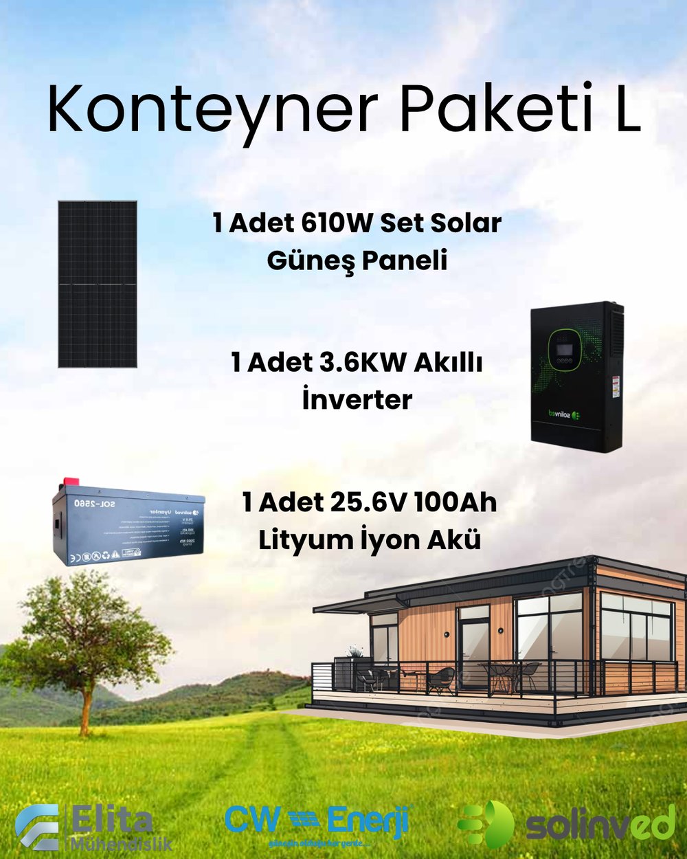 3KW Konteyner Paketi