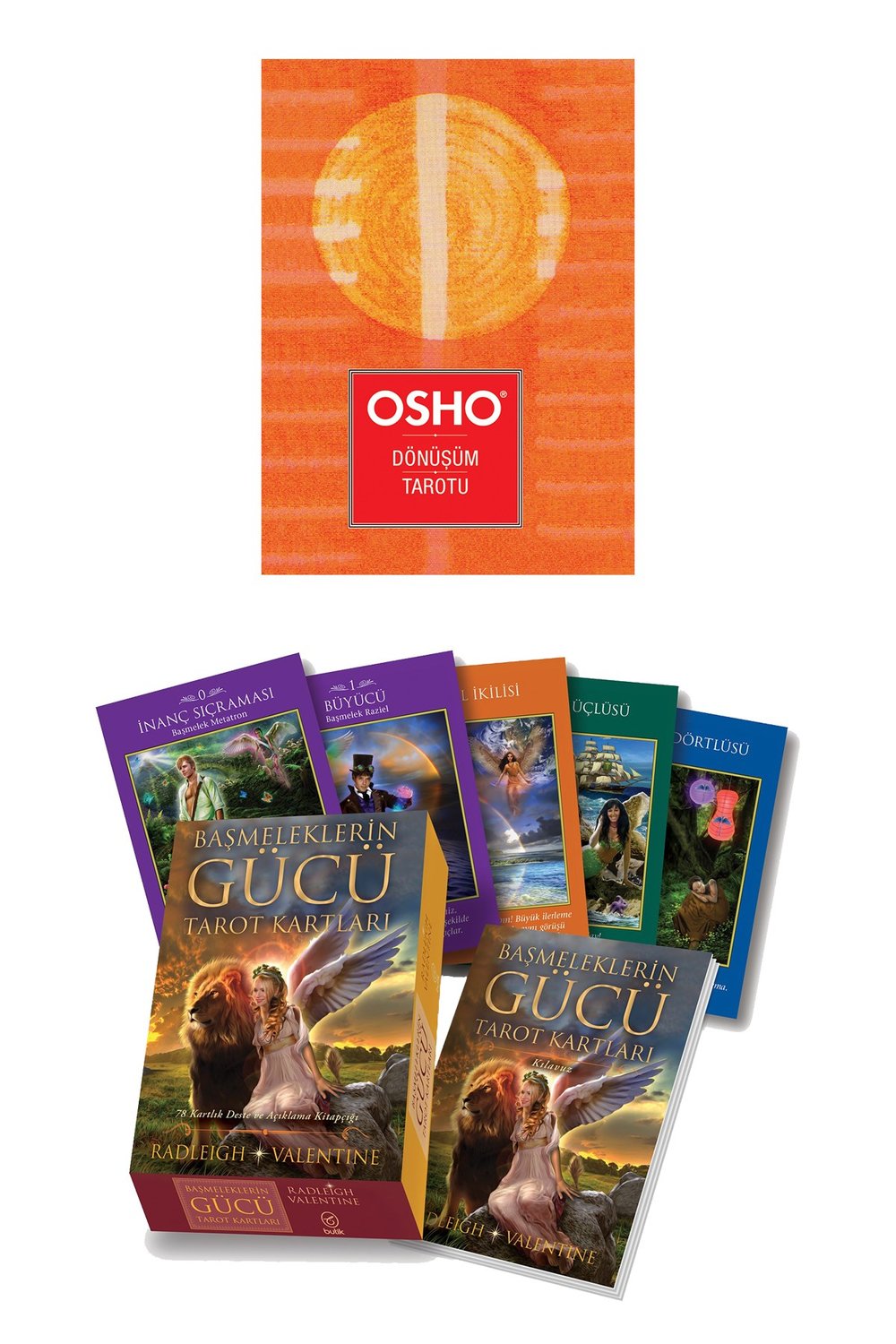Dönüşüm Tarotu & Başmeleklerin Gücü Tarot Kartları - Set