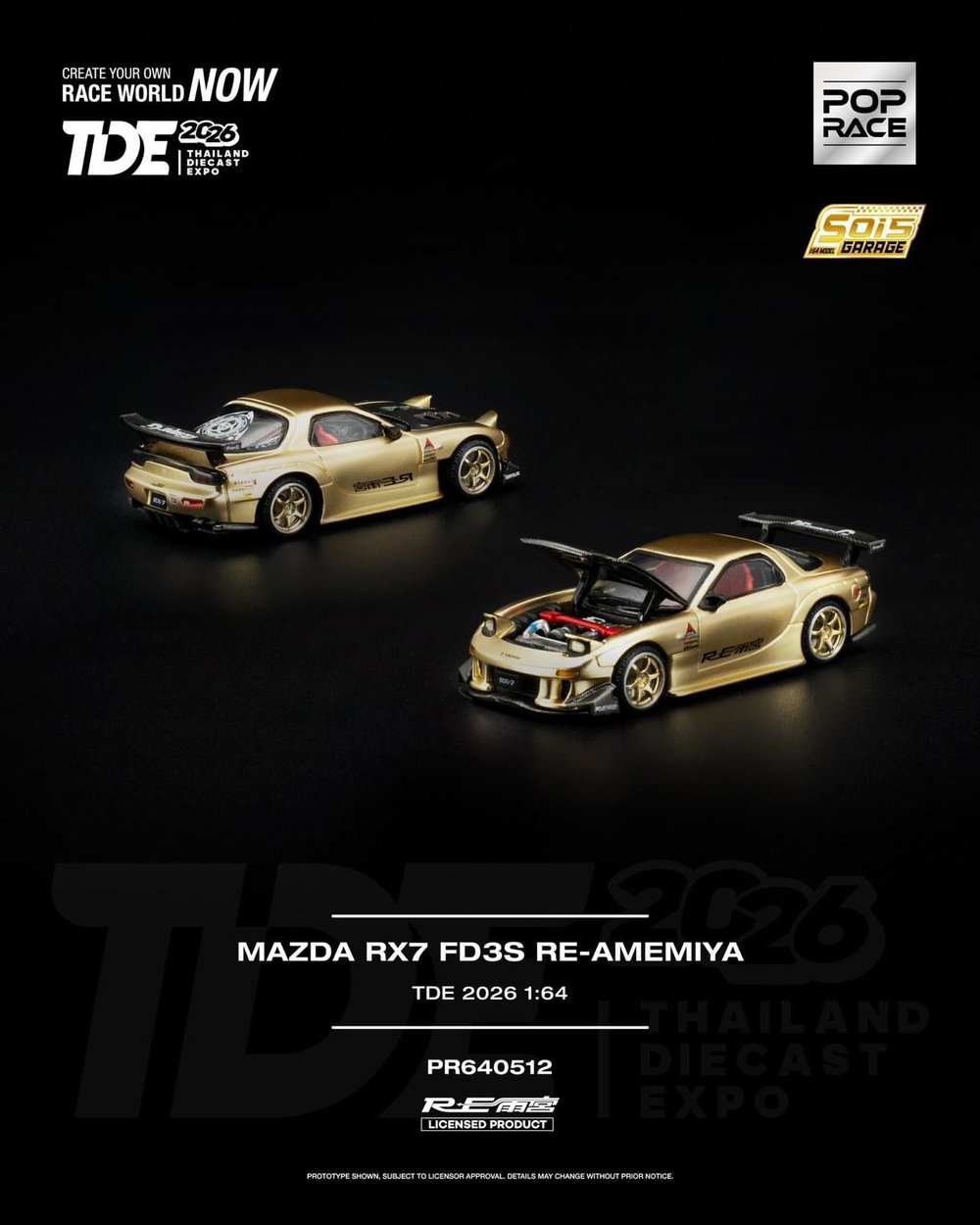 KZL-PR640512 MAZDA RX7 FD3S RE-AMEMIYA TDE26 48