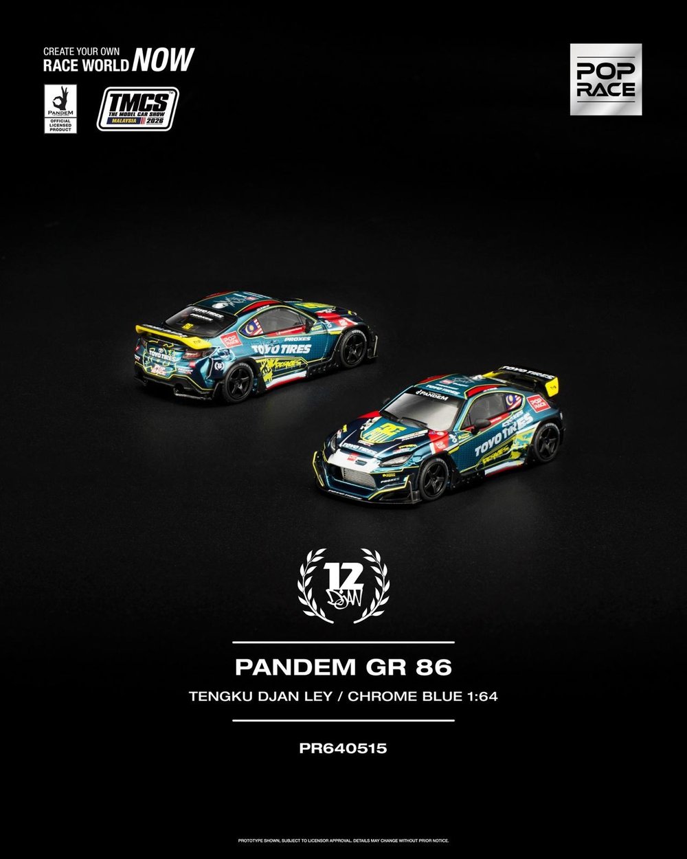 KZL-PR640515 PANDEM GR86 CHROME BLUE TMCS26 48