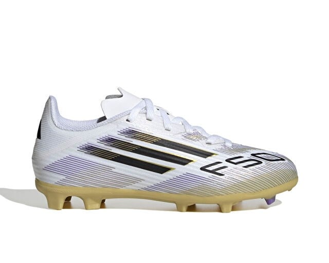 ADIDAS F50 LEAGUE FG/MG J Çocuk Çoklu Çim Zemin Kramponu JH7745 Beyaz