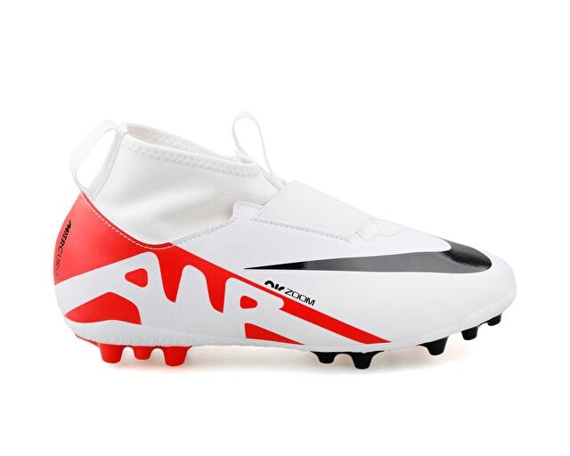 NIKE JR MERCURIAL SUPERFLY 9 ACADEMY FG/MG Genç Çoklu Çim Zemin Kramponu DJ5613-600 Beyaz