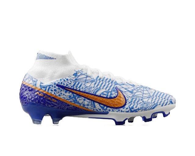 NIKE MERCURIAL ZOOM SUPERFLY 9 ELITE CR7 FG Erkek Çim Zemin Kramponu DQ5293-182 Beyaz