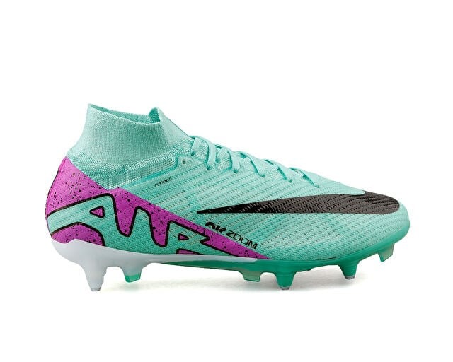 NIKE ZOOM SUPERFLY 9 ELITE SG PROAC Erkek Islak / Yumuşak Çim Zemin Kramponu DJ5166-300 Yeşil
