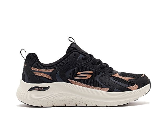 SKECHERS ARCH FIT 2.0 Kadın Günlük Ayakkabı 150332-BKRG Siyah