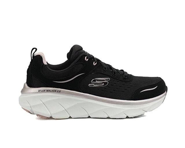 SKECHERS D'LUX WALKER 2.0 Kadın Günlük Ayakkabı 150103-BKRG Siyah