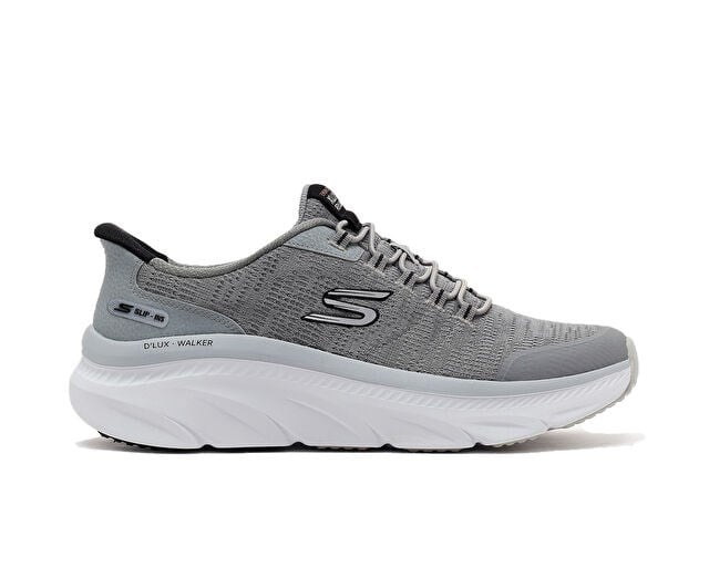 SKECHERS DLUX WALKER 3.0 Erkek Günlük Ayakkabı 233244-GYBK Gri