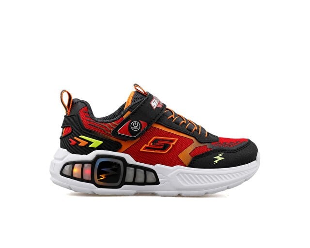 SKECHERS LIGHT STORM 3 Çocuk Günlük Işıklı Ayakkabı 400151L-BKRD Çok Renkli