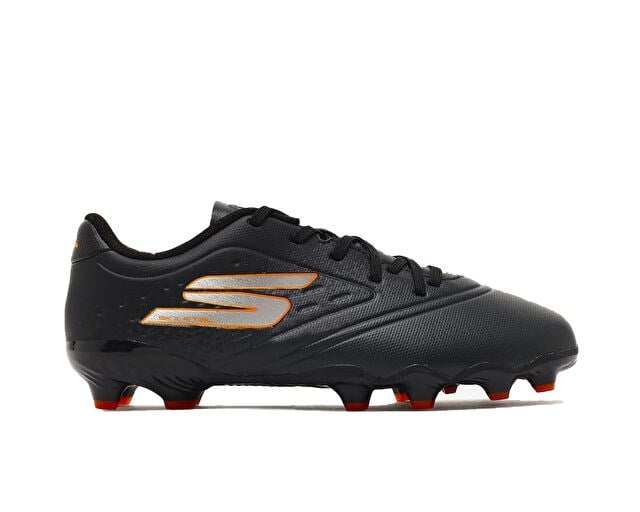 SKECHERS Skechers Razor 1.5 Jr Youth FG Genç Çim Zemin Kramponu 252060L-BKOR Siyah