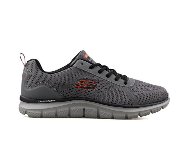 SKECHERS TRACK-LESHUR Erkek Günlük Ayakkabı 232758TK-CCOR Gri