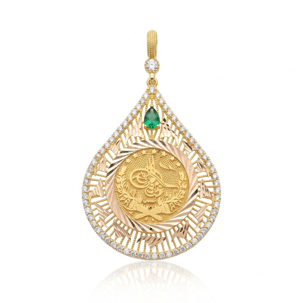 14K Altın Tasarım Kolye Ucu | 10,56 Gr