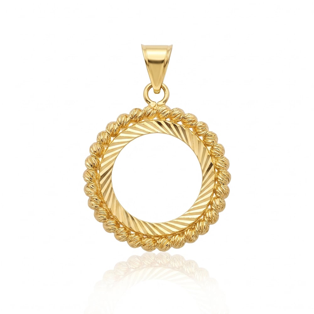 14K Altın Tasarım Kolye Ucu | 2,64 Gr