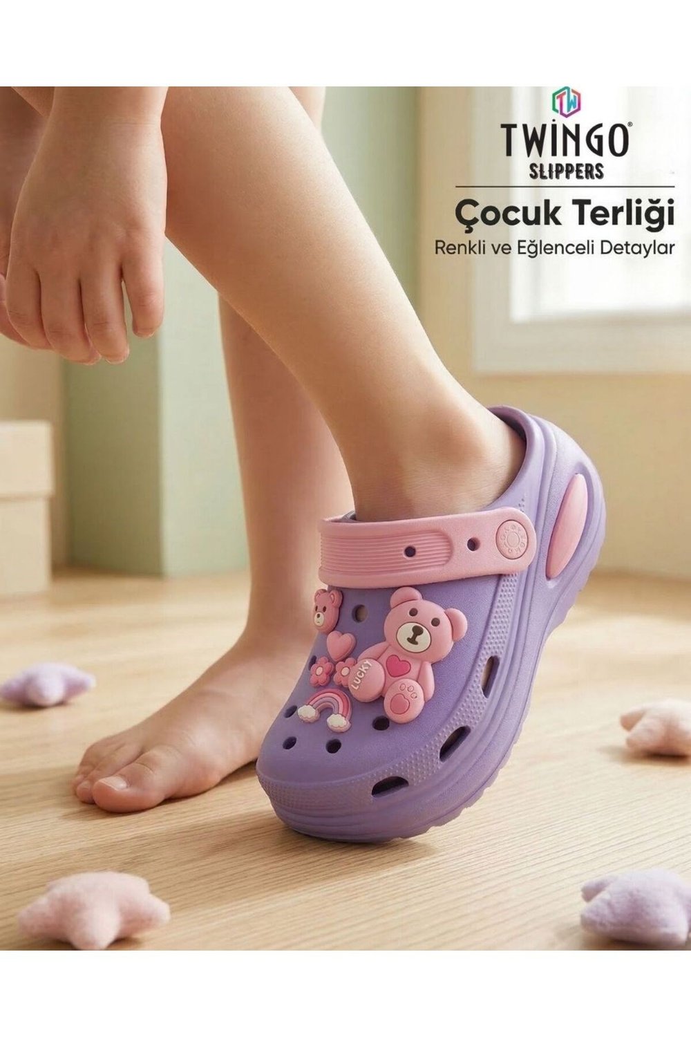 Çocuk Emojili Cross Ortopedik Günlük Terlik Unisex