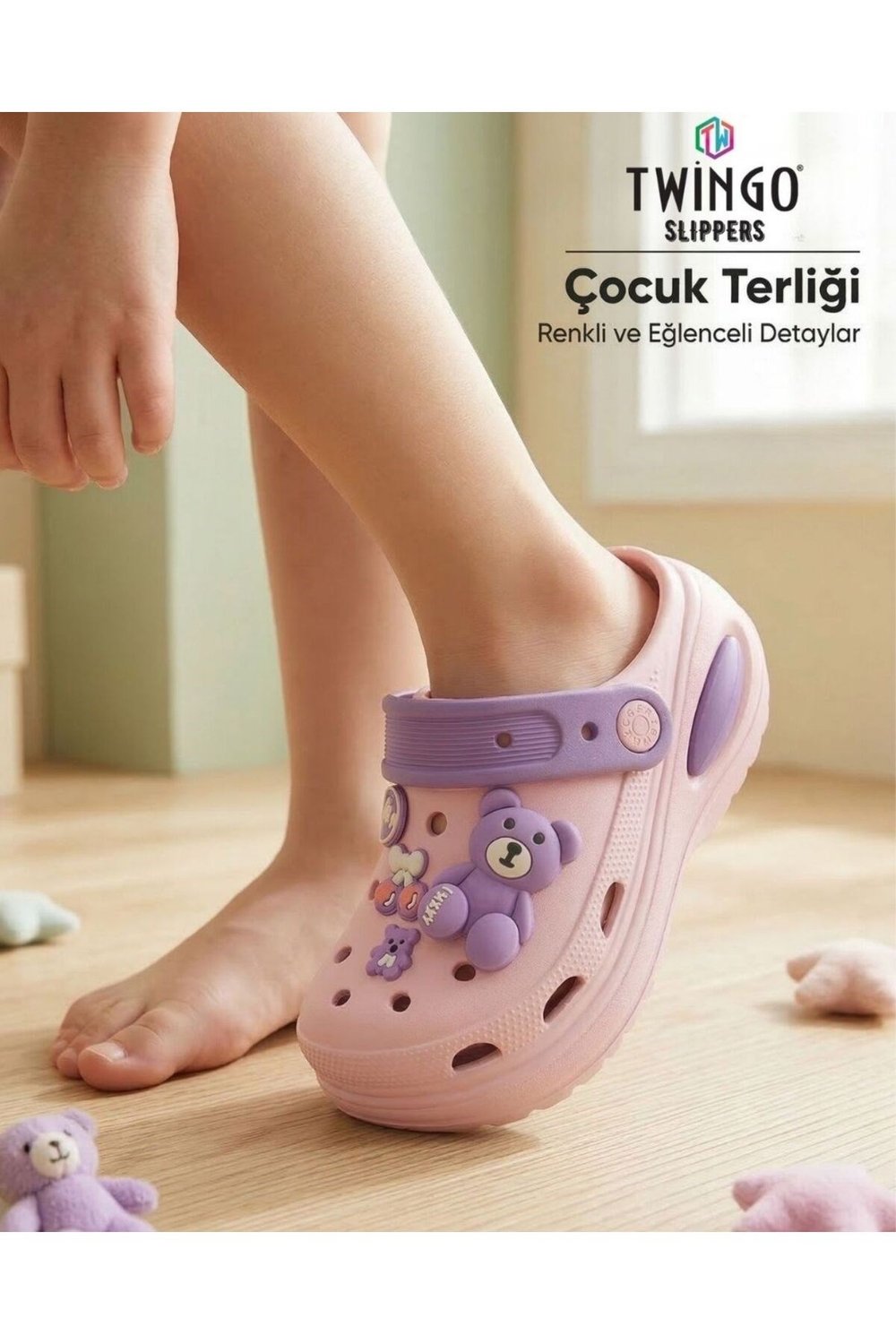 Çocuk Emojili Cross Ortopedik Günlük Terlik Unisex