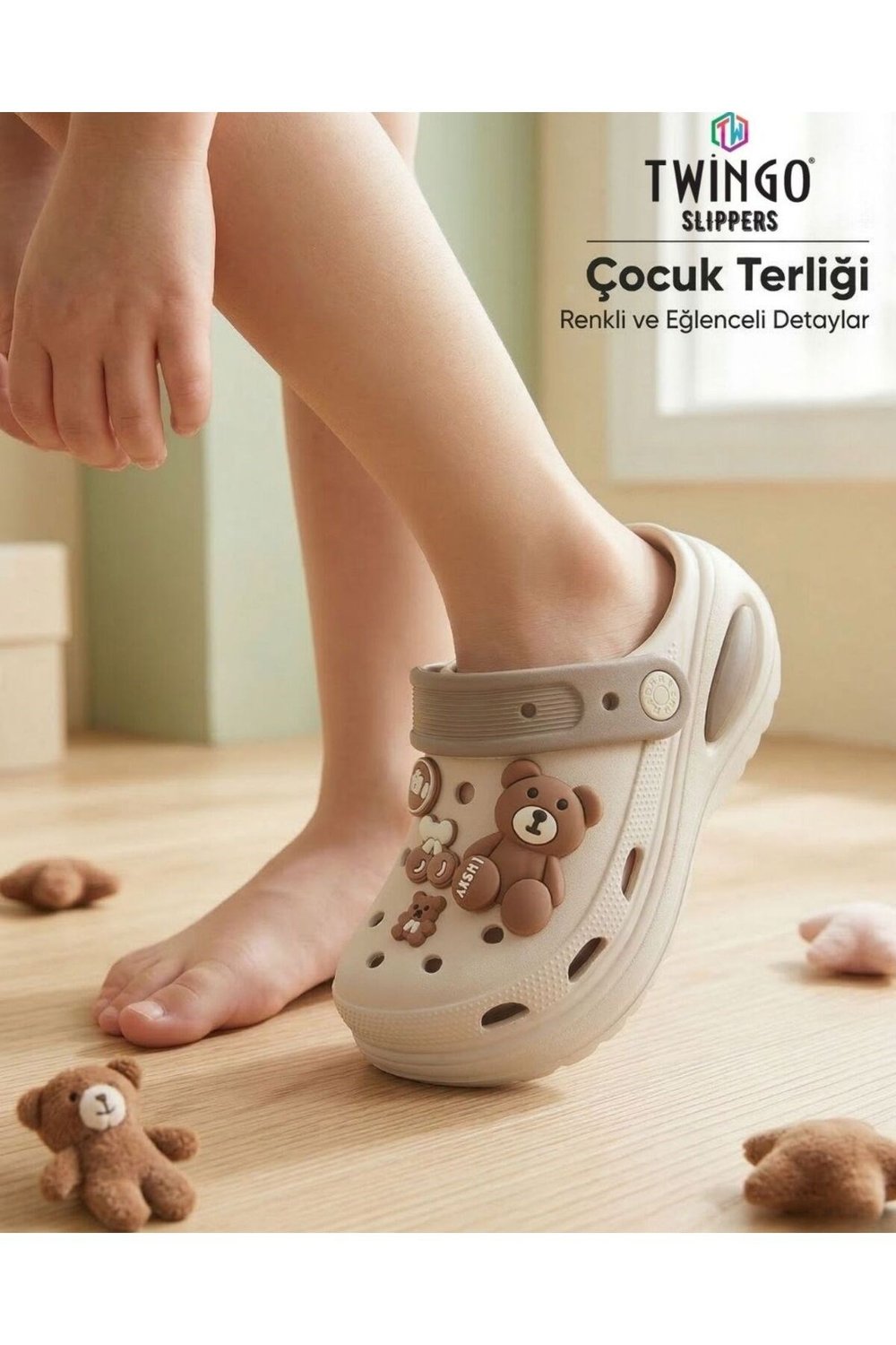 Çocuk Emojili Cross Ortopedik Günlük Terlik Unisex