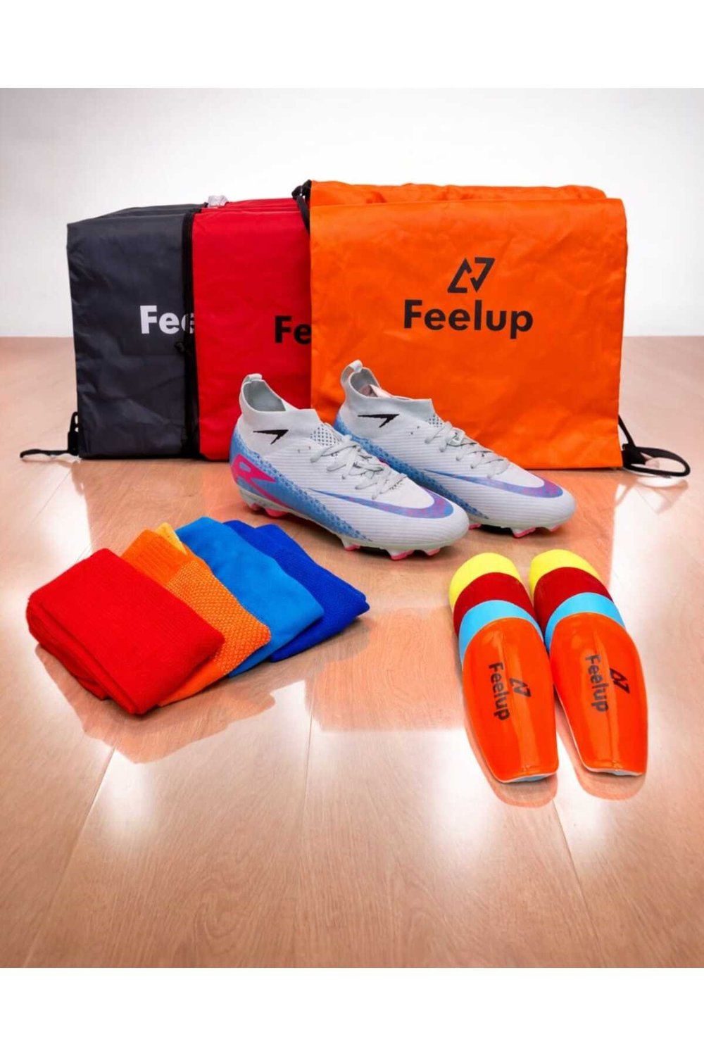 Unisex Krampon 3lü Set+Çanta+Çorap+Tekmelik