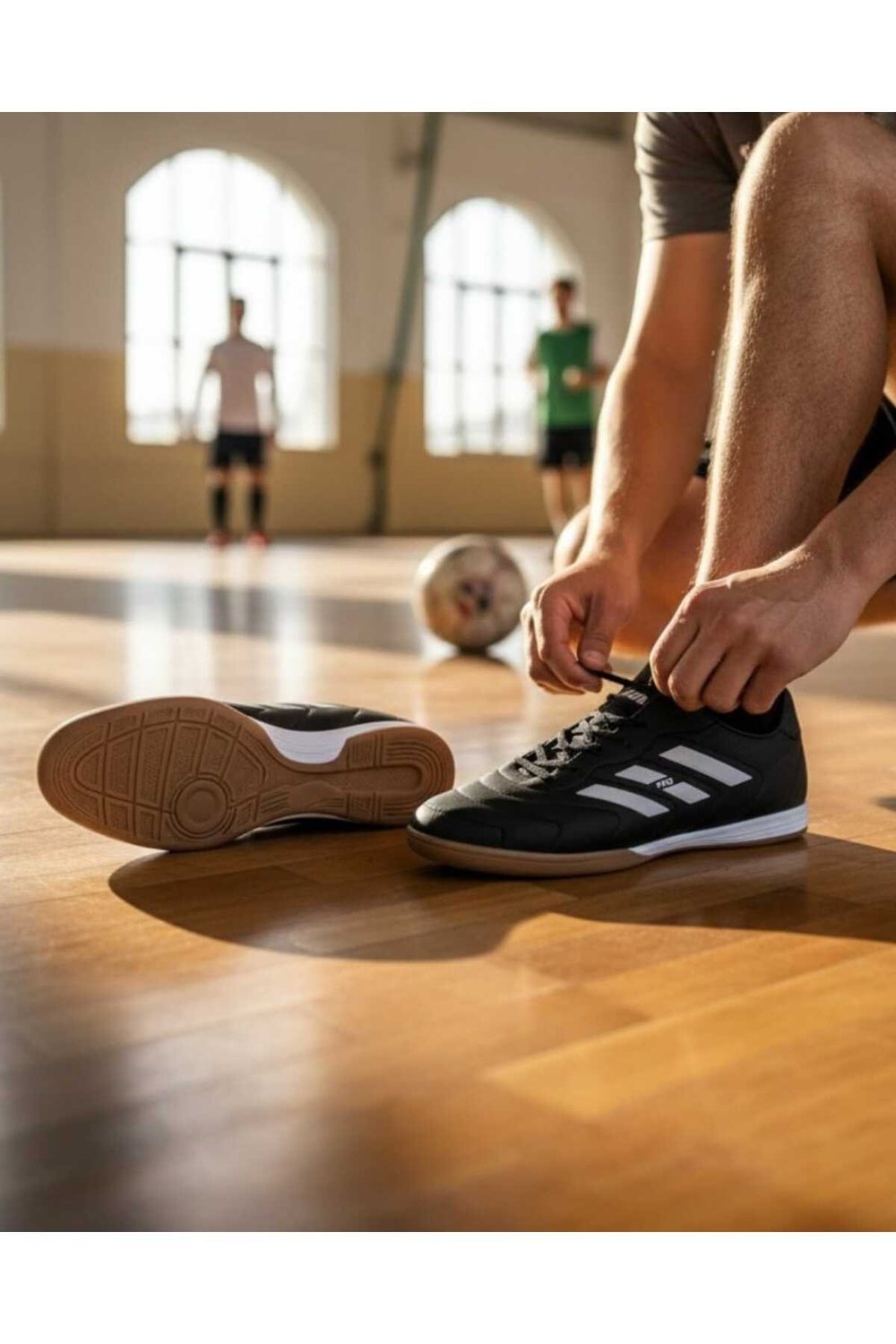 Voleybol Hentbol Futsal Salon Ayakkabısı Kaymaz Kauçuk Taban Futsal Ayakkabısı