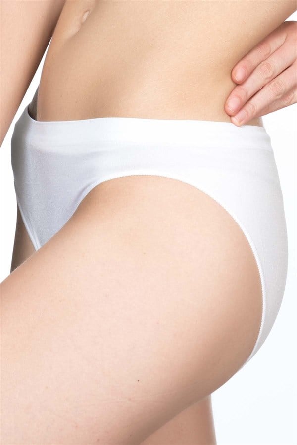 Beyaz MI Emay 3001 Soft Slip Külot