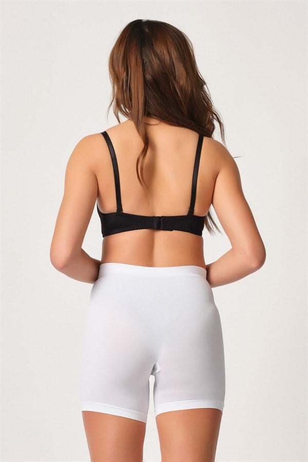 Beyaz MI Emay 3003 Soft Paçalı Boxer